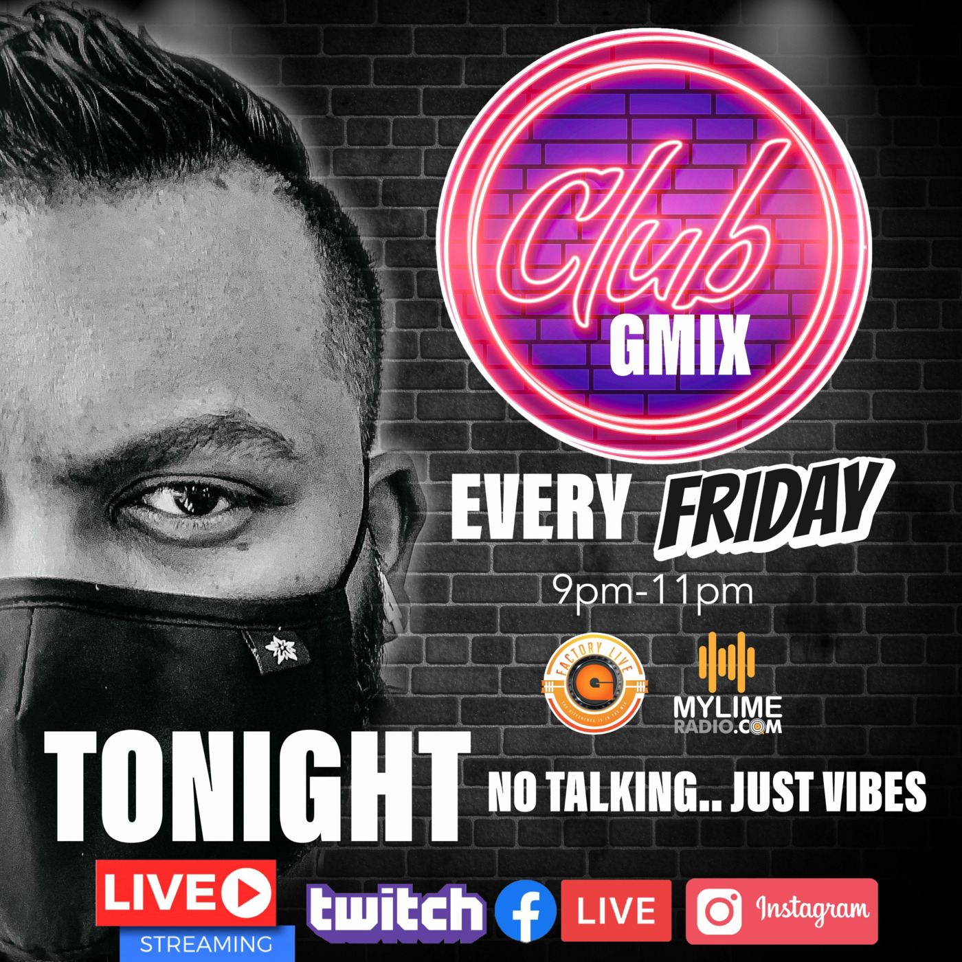 THE CLUB GMIX on MyLimeRadio with GfactoryLive EP04 episode artwork
