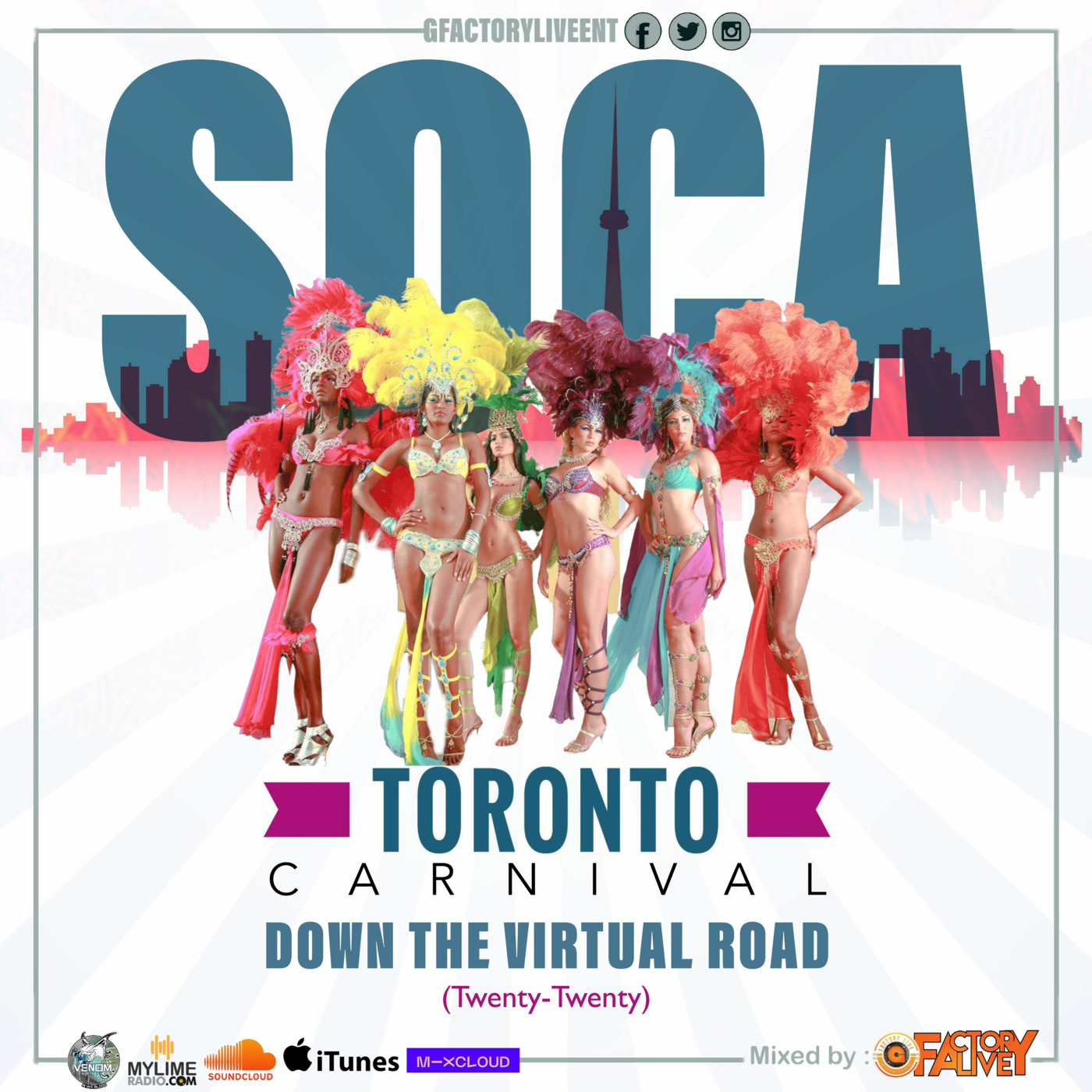 SOCA DOWN THE VIRTUAL ROAD 2020 Mixed By GfactoryLive episode artwork