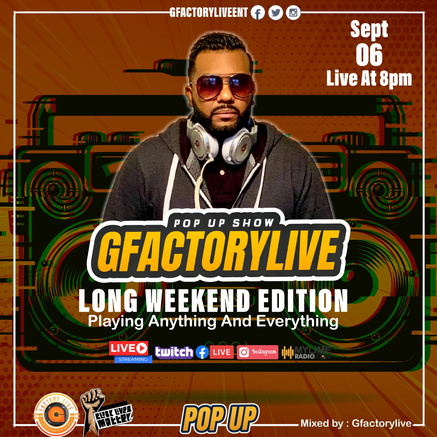 POP UP EVENT SPECIAL EDITION Pt1 Live Recording Mixed by GfactoryLive episode artwork