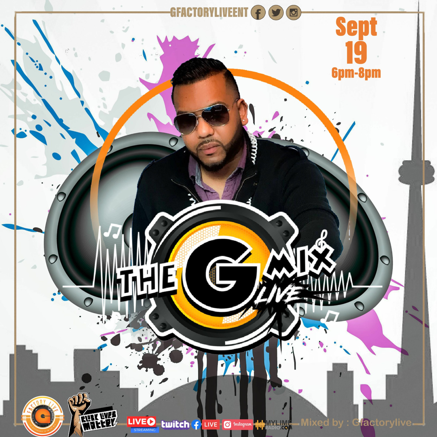 THE GMIXLIVE MIXSHOW EP45 On Mylimeradio.com Live Recording  By Mixed By GfactoryLive episode artwork