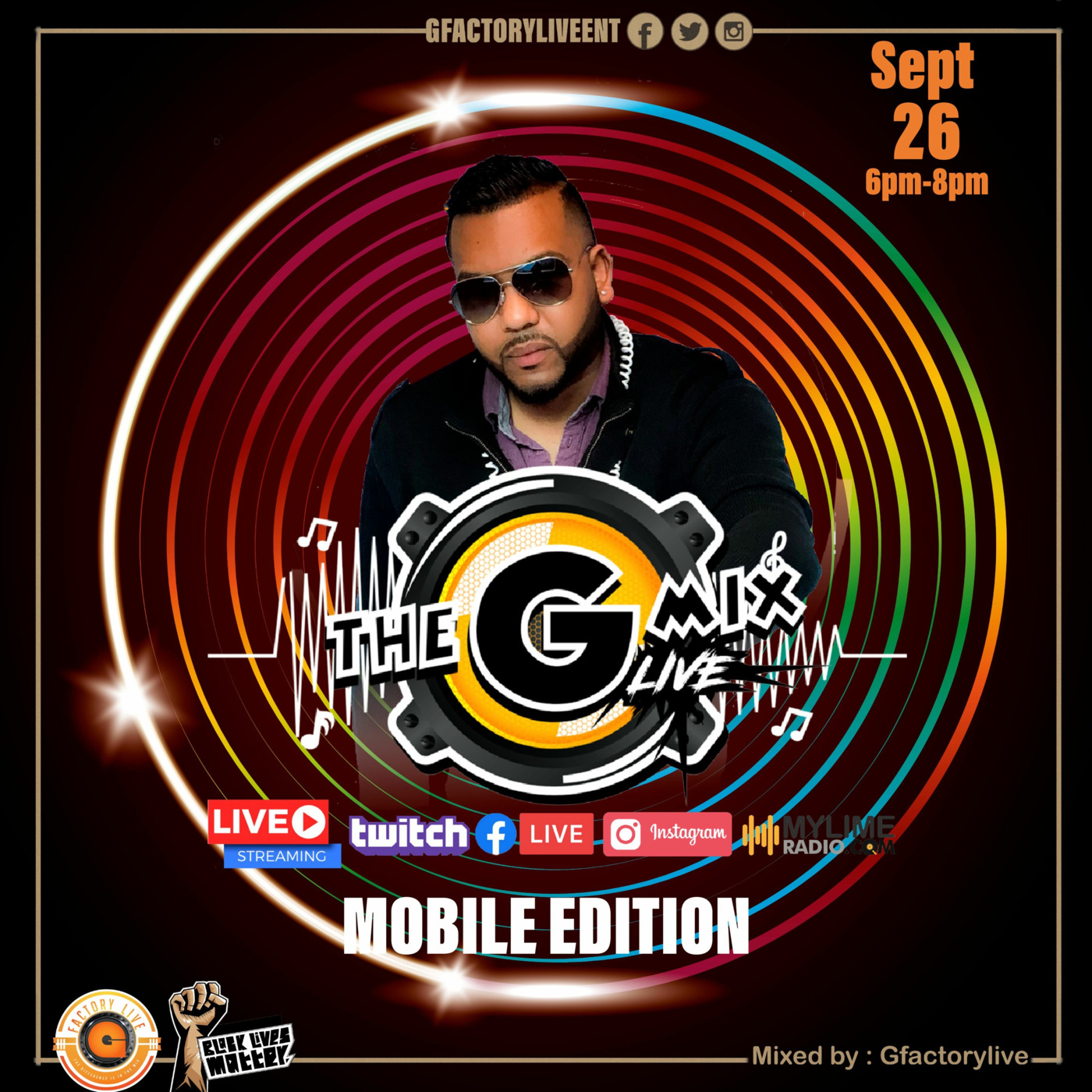 THE GMIXLIVE MIXSHOW EP46 On Mylimeradio.com Live Recording By Mixed By GfactoryLive episode artwork