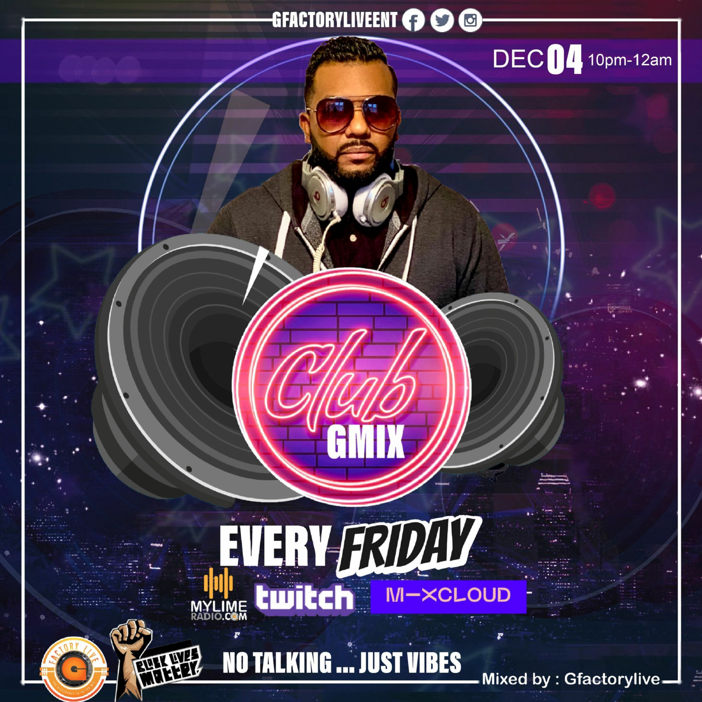 THE CLUB GMIX EP14 on Mylimeradio.com Live Recording Mixed by GfactoryLive (DEC.04.2020) episode artwork