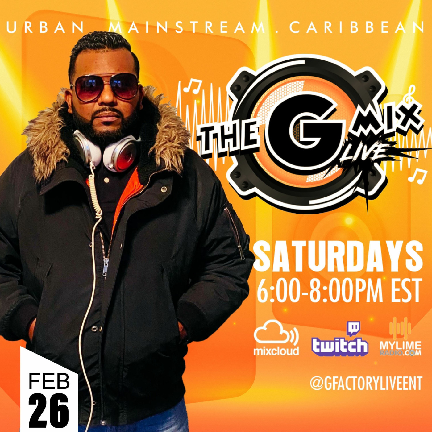 THE GMIX LIVE On MyimeRadio Audio And Video Stream with GFACTORYLIVE {FEB 27.2021} episode artwork