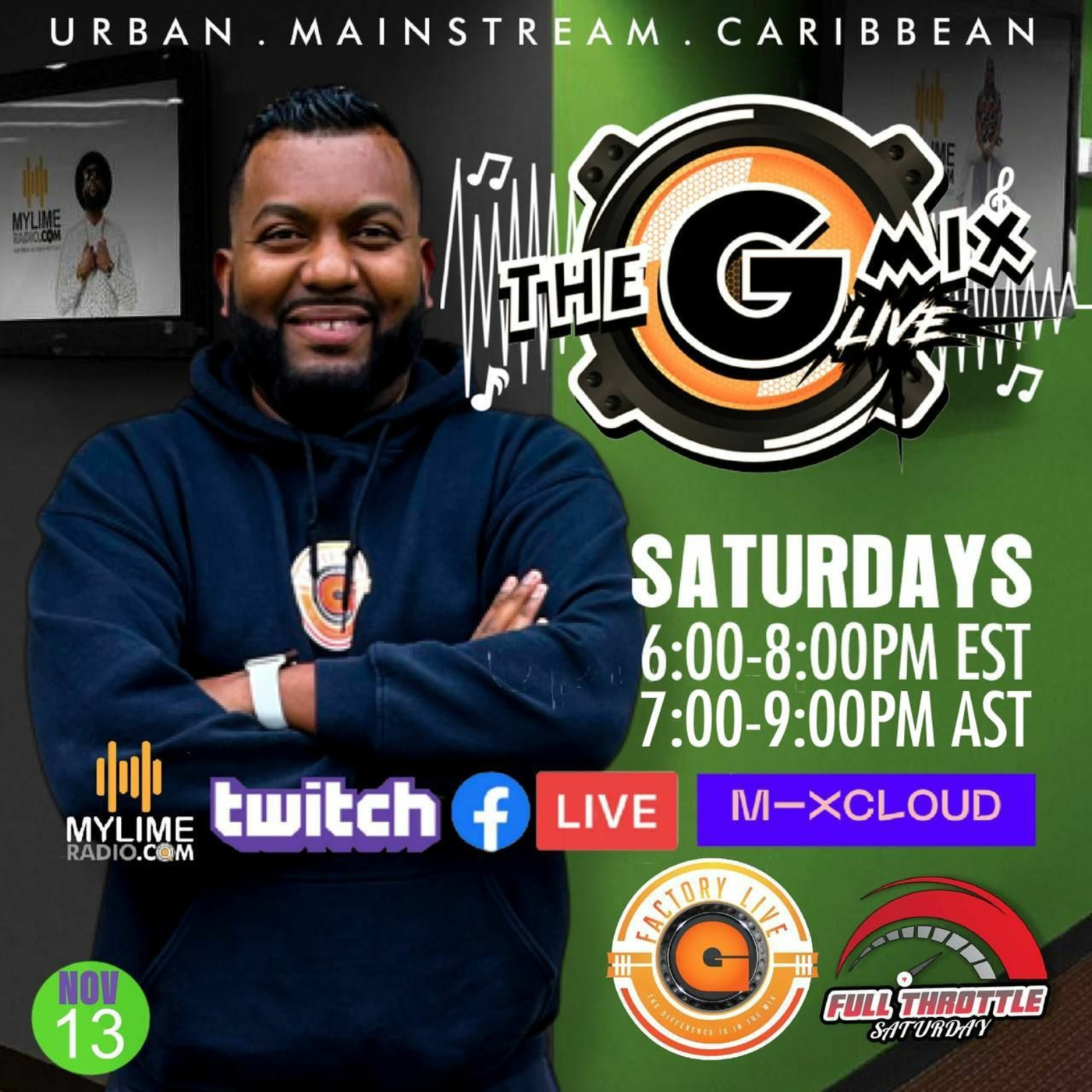 THE GMIX LIVE (Live Recording) On MYLIMRADIO With GfactoryLive NOV.13.2021 episode artwork