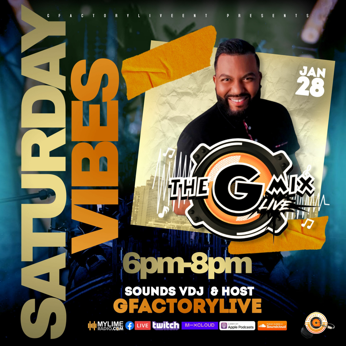 THE GMIXLIVE MIXSHOW With GFACTORYLIVE(Live VDJ Recording) JAN.28.2023 episode artwork