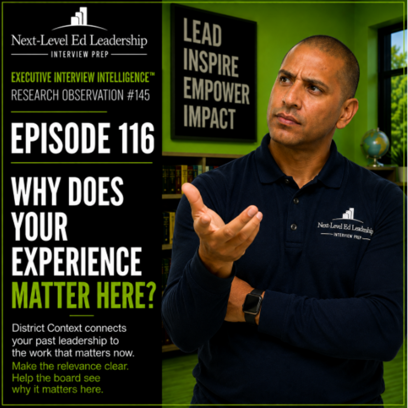 Episode 116: Why Does Your Experience Matter Here episode artwork