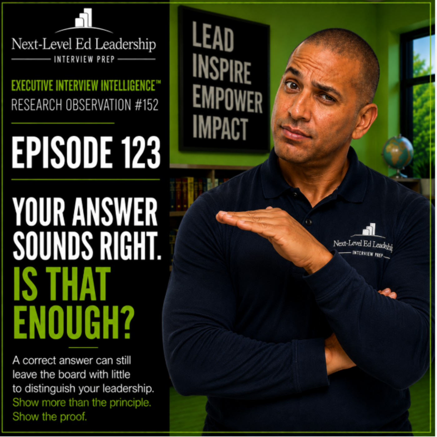 Episode 123: Your Answer Sounds Right. Is That Enough? episode artwork