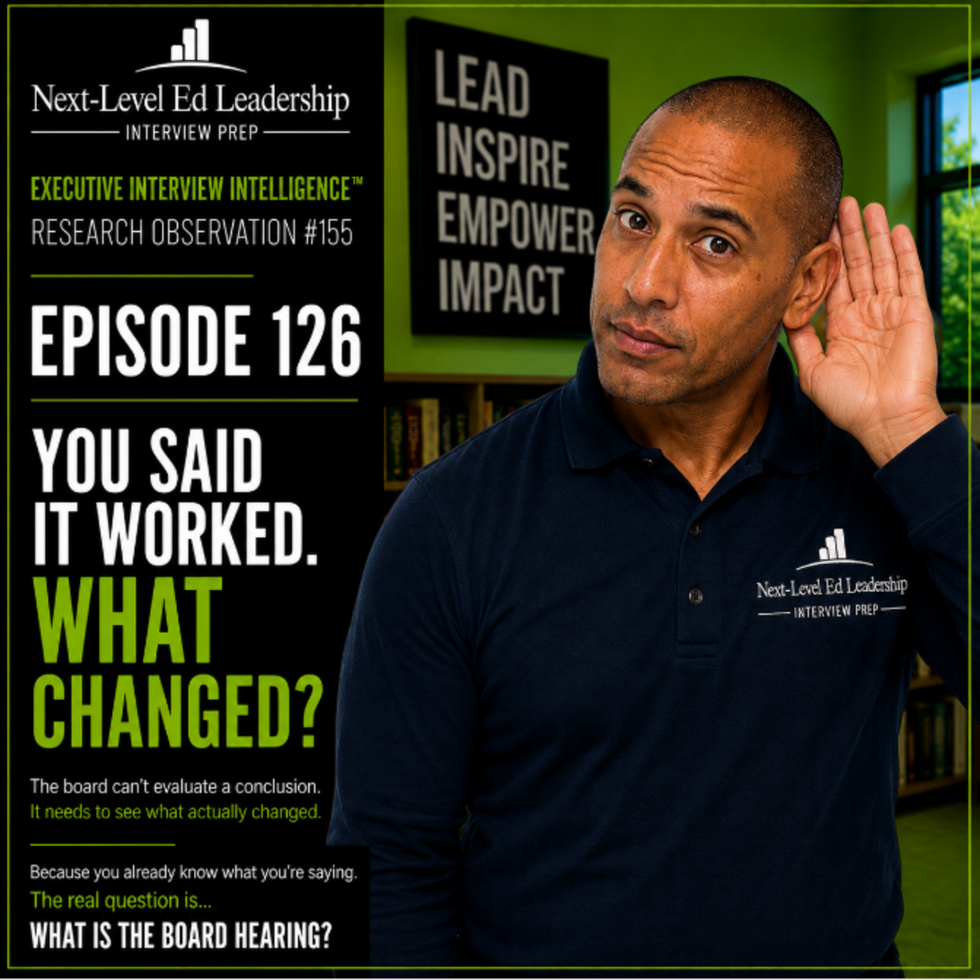 Episode 126: You Said It Worked. What Changed? episode artwork