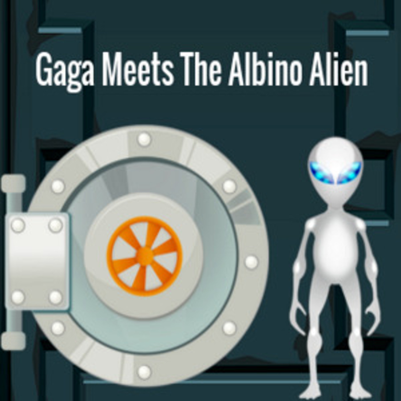 Gaga Meets The Albino Alien