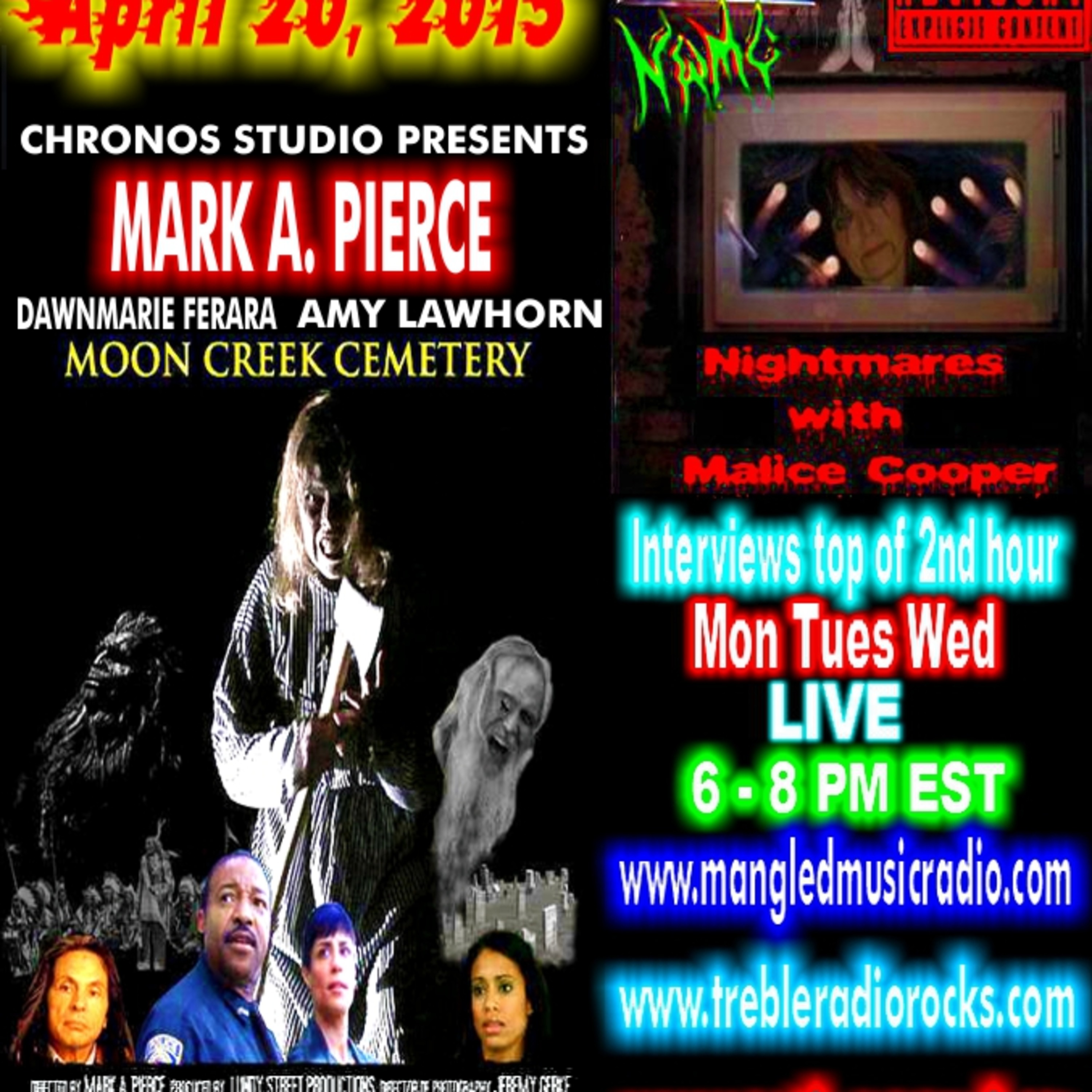 Nightmares with Malice Cooper - Mark Pierce - Moon Creek Cemetary 04-20-15 episode artwork