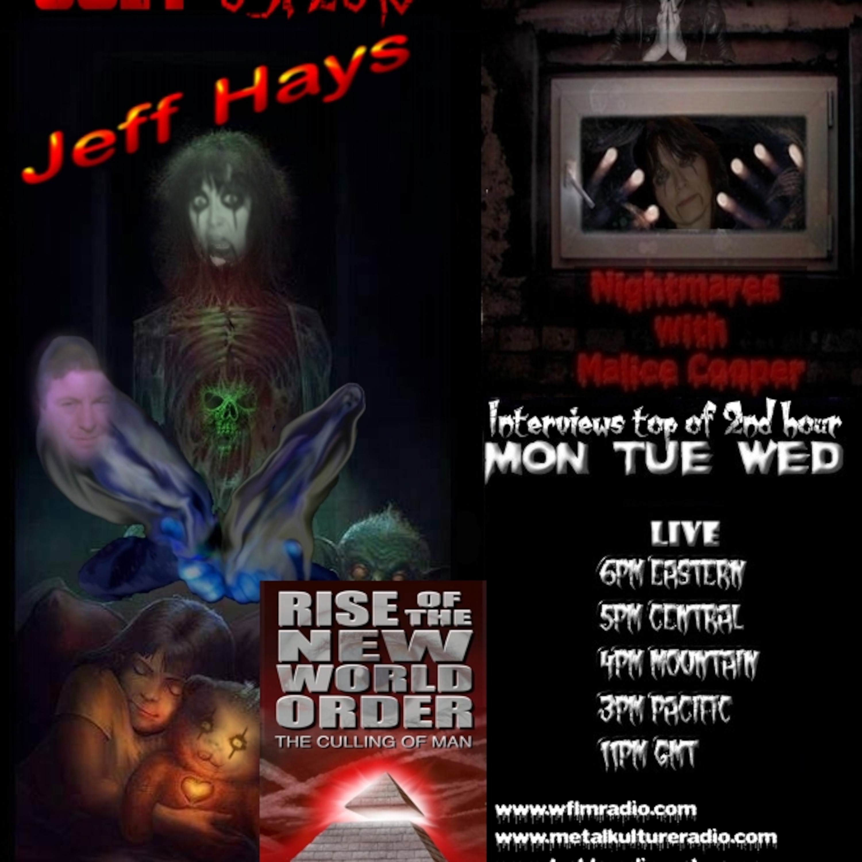 Nightmares with Malice Cooper - Jeff Hays - The Rise of the New World Order 070913 episode artwork
