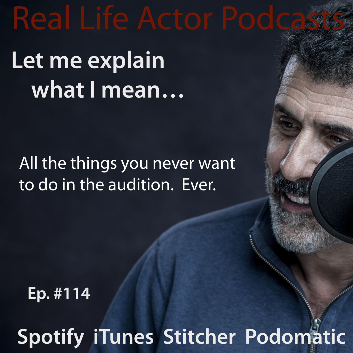 All the things you never want to do in the audition. Ever.
