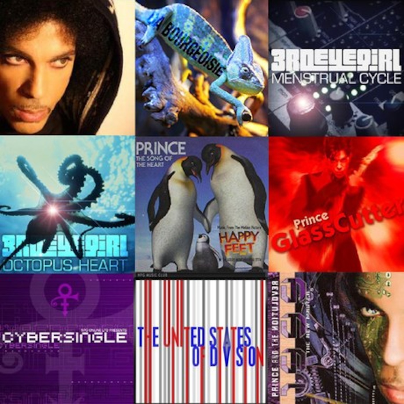 2015-1999 O(+> PRINCE released singles. Vol#2. episode artwork