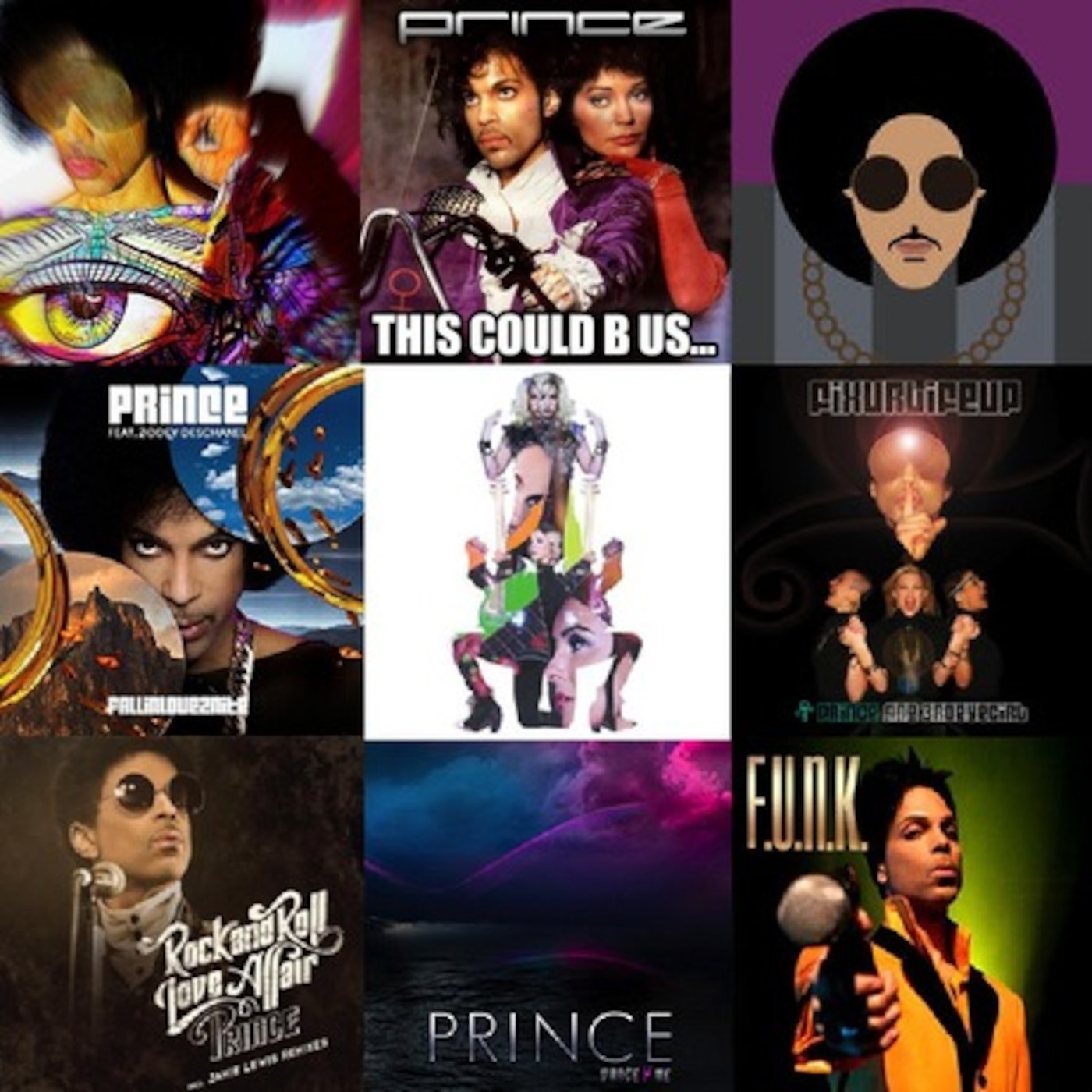 2015-2005 O(+> PRINCE released singles. Vol#1. episode artwork