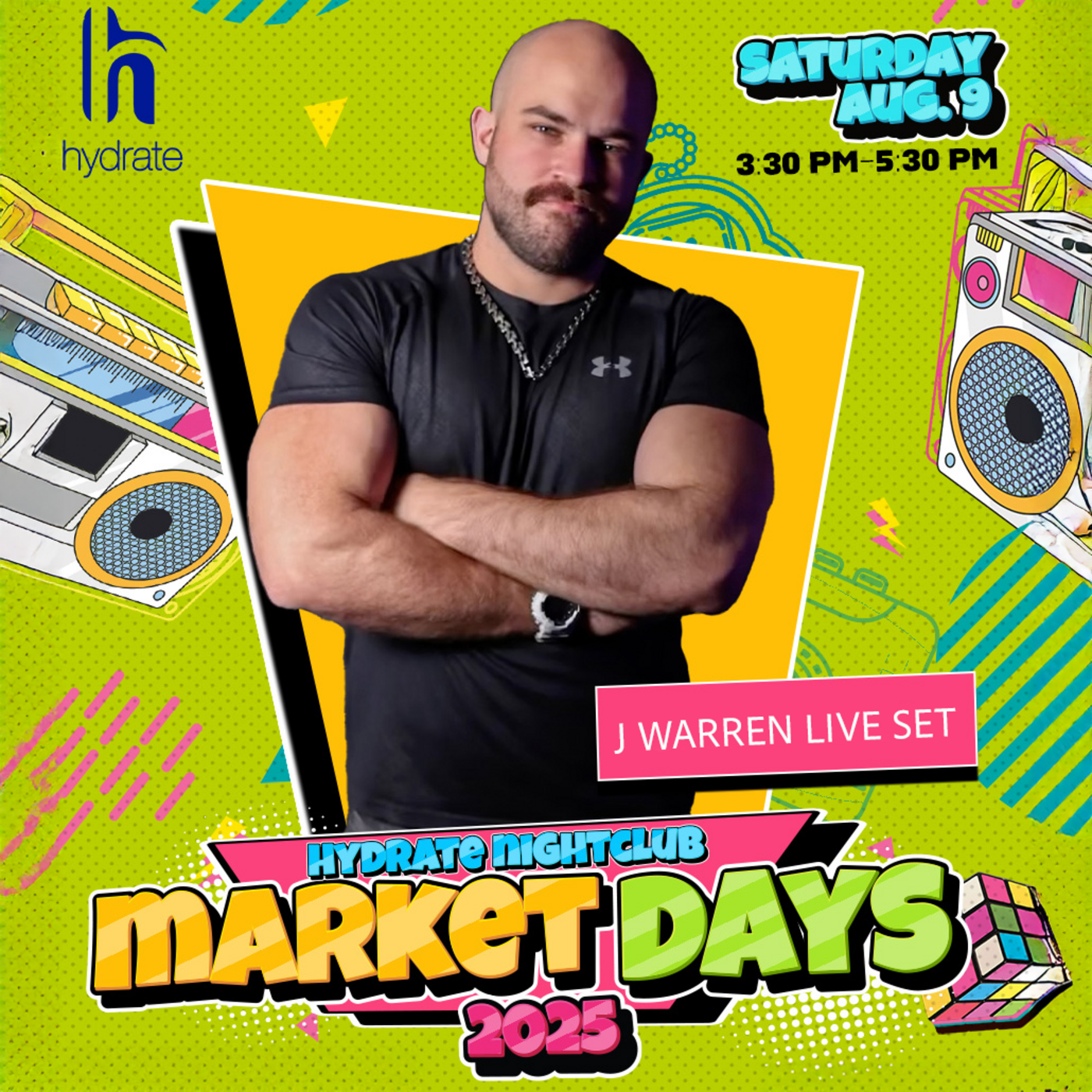 Market Days Hydrate Nightclub 2025 Live Set (Daytime Set)