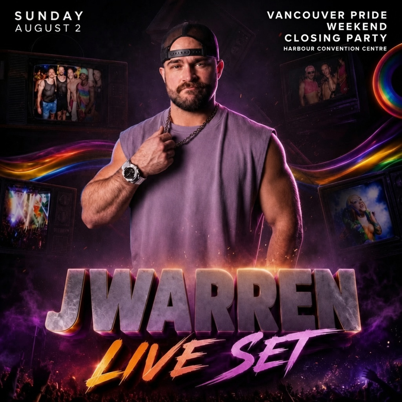 Episode 4: The Gay Agenda Vancouver Pride 2026- Closing Party Live Set @ Harbour Covention Center