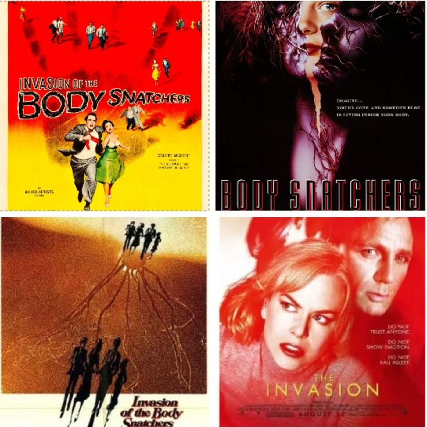 Episode 693: Lambcast #683  Invasion of the Body Snatchers Franchise MOTM episode artwork