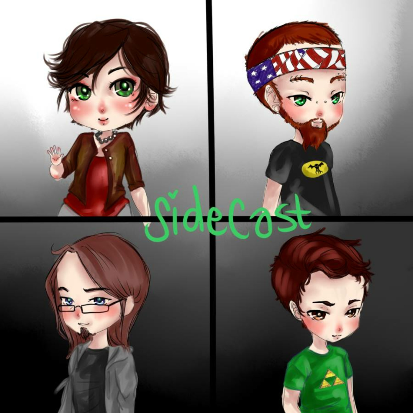 Talking side cast episode artwork