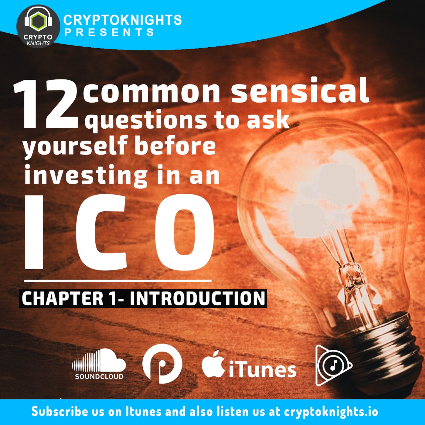 12 Common Sensical Questions to Ask Yourself Before Investing in an ICO. Chapter 1- INTRODUCTION