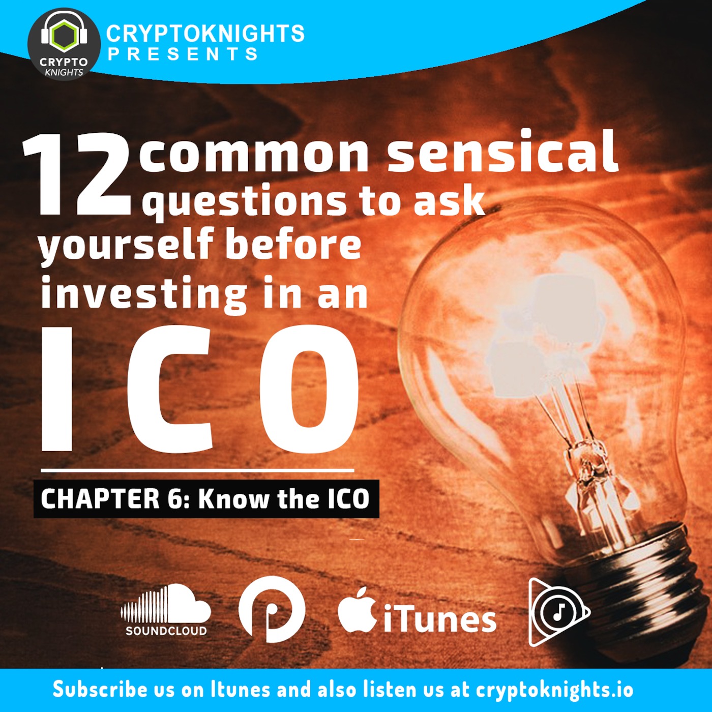 12 common sensical questions to ask yourself before investing in an ICO. Chapter:6 Know the ICO