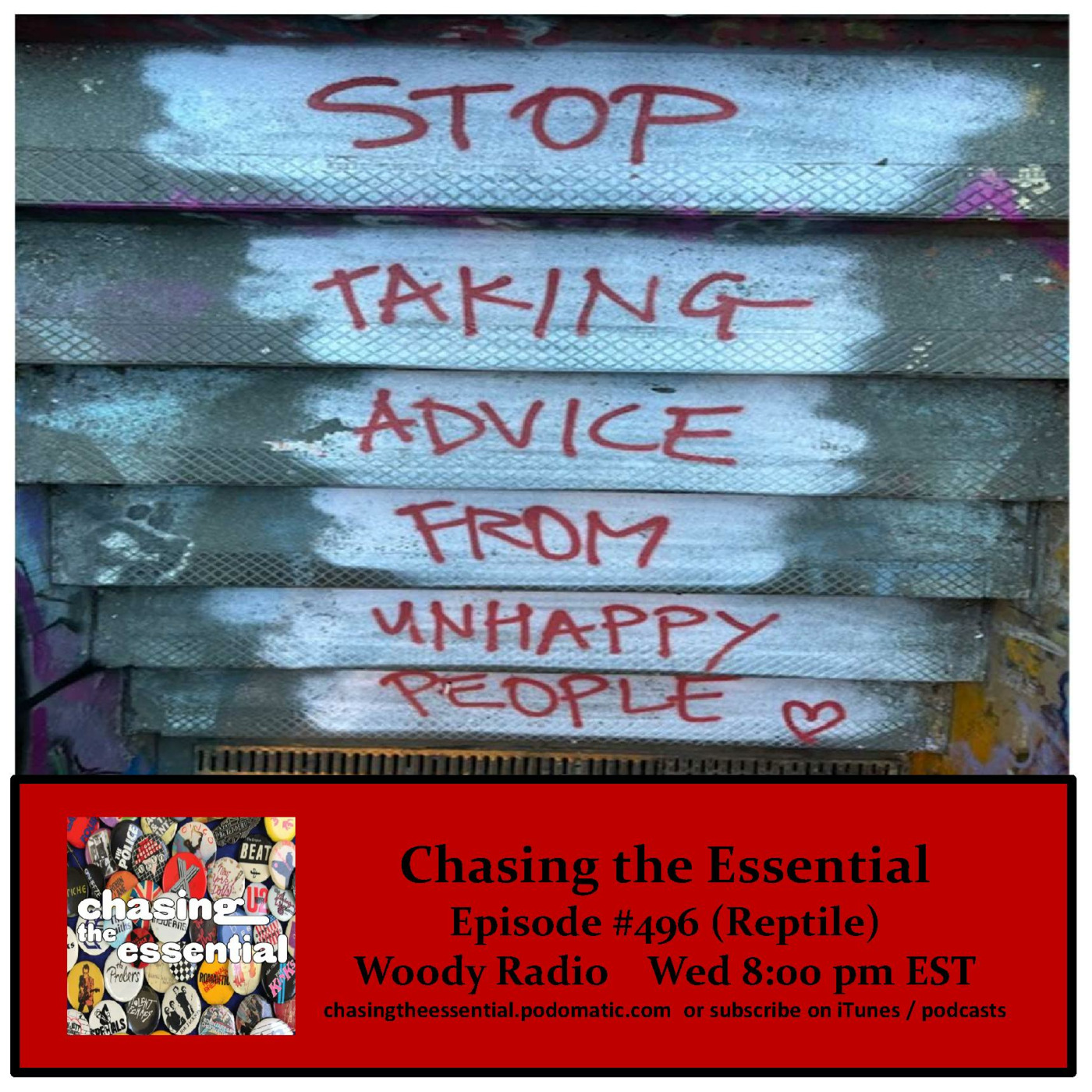 Episode 258: Chasing the Essential - Episode # 496 (Reptile)