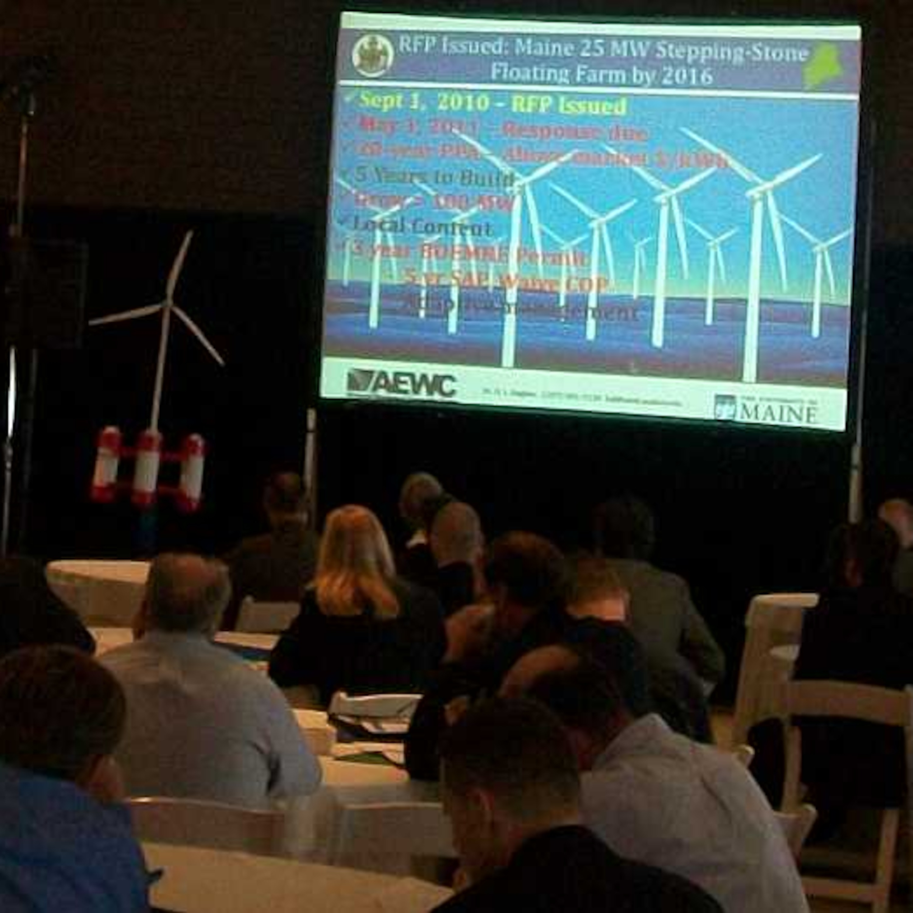 Dr. Habib Dagher speaks at 1st annual Maine Deepwater Offshore Wind Conference
