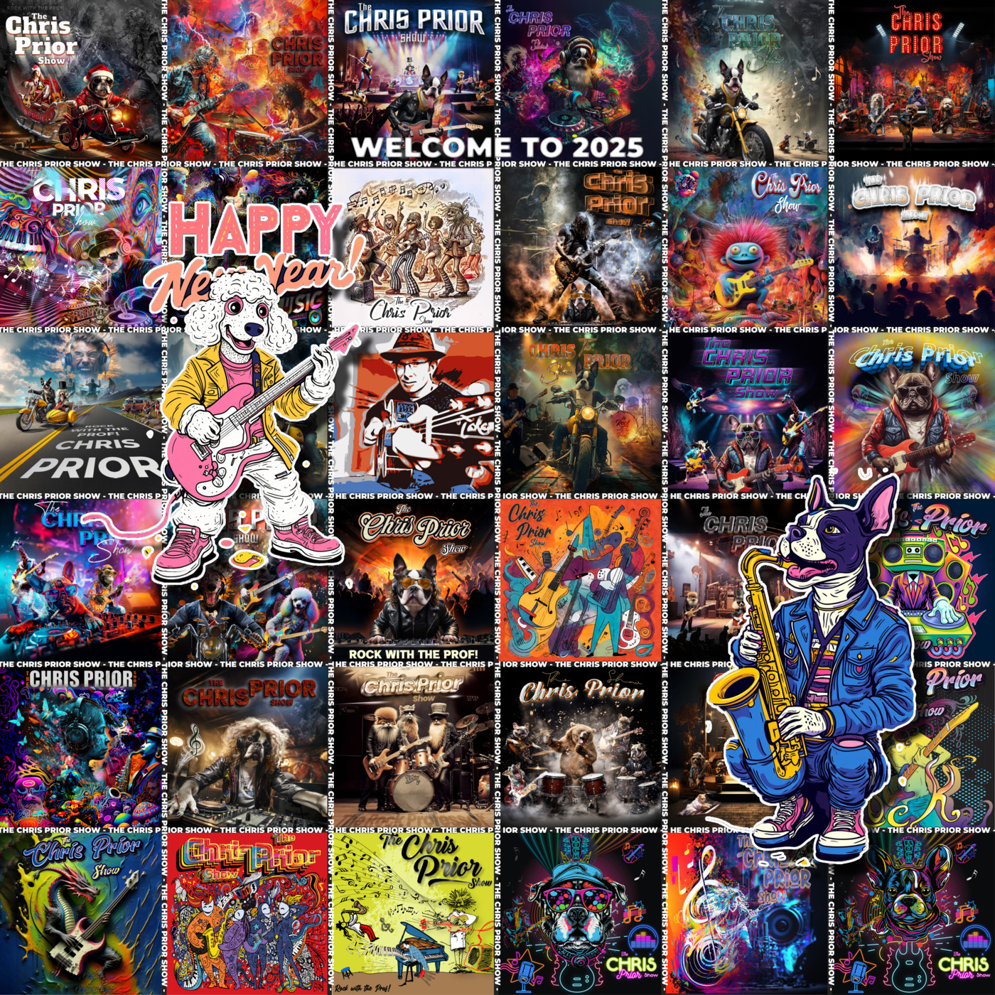 Episode 423: The Rock Professor (Chris Prior) Show: 02/01/2025: #RockProfessor #rock
