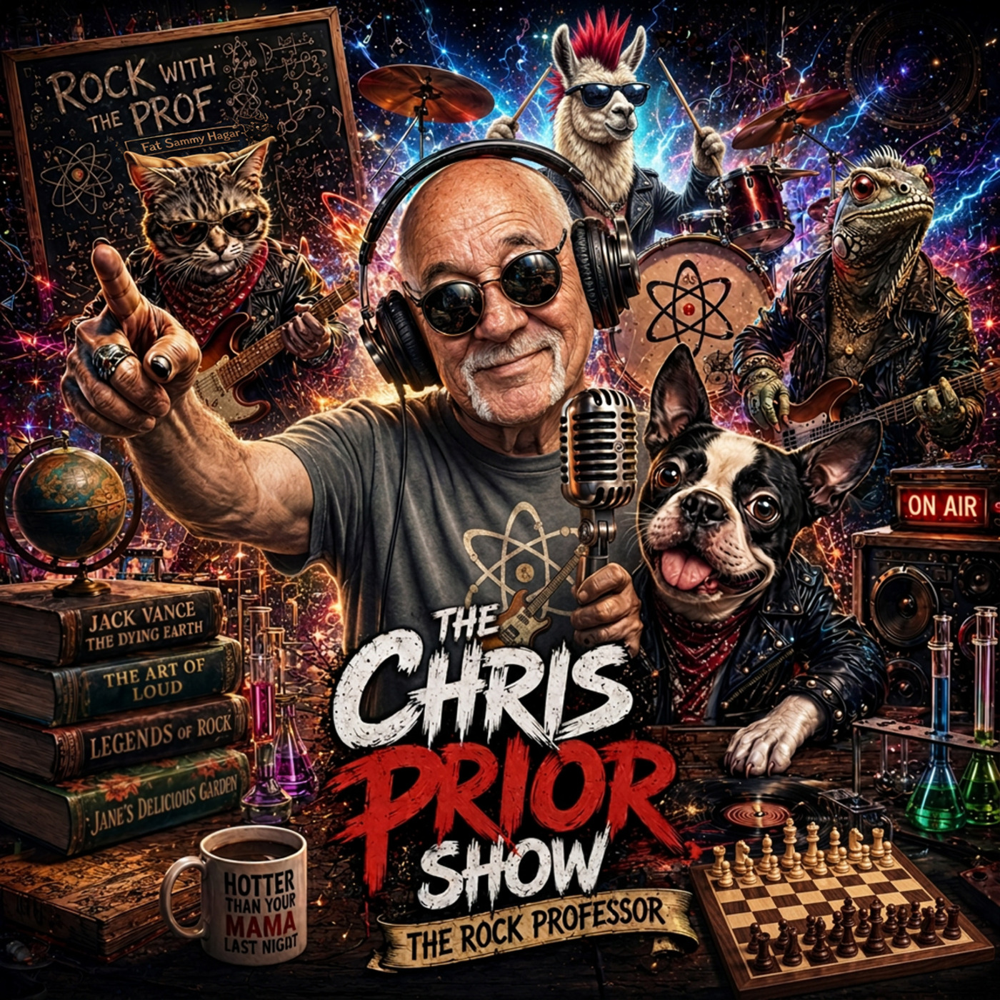Episode 504: The Rock Professor with Chris Prior – 16 July 2026 | Rock Radio Without Limits episode artwork