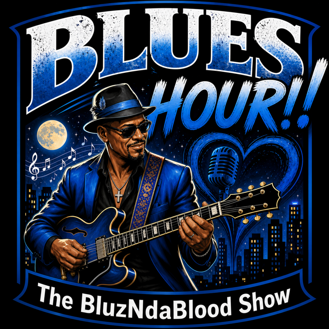 The BluzNdaBlood Show 503, Blues Hour! episode artwork