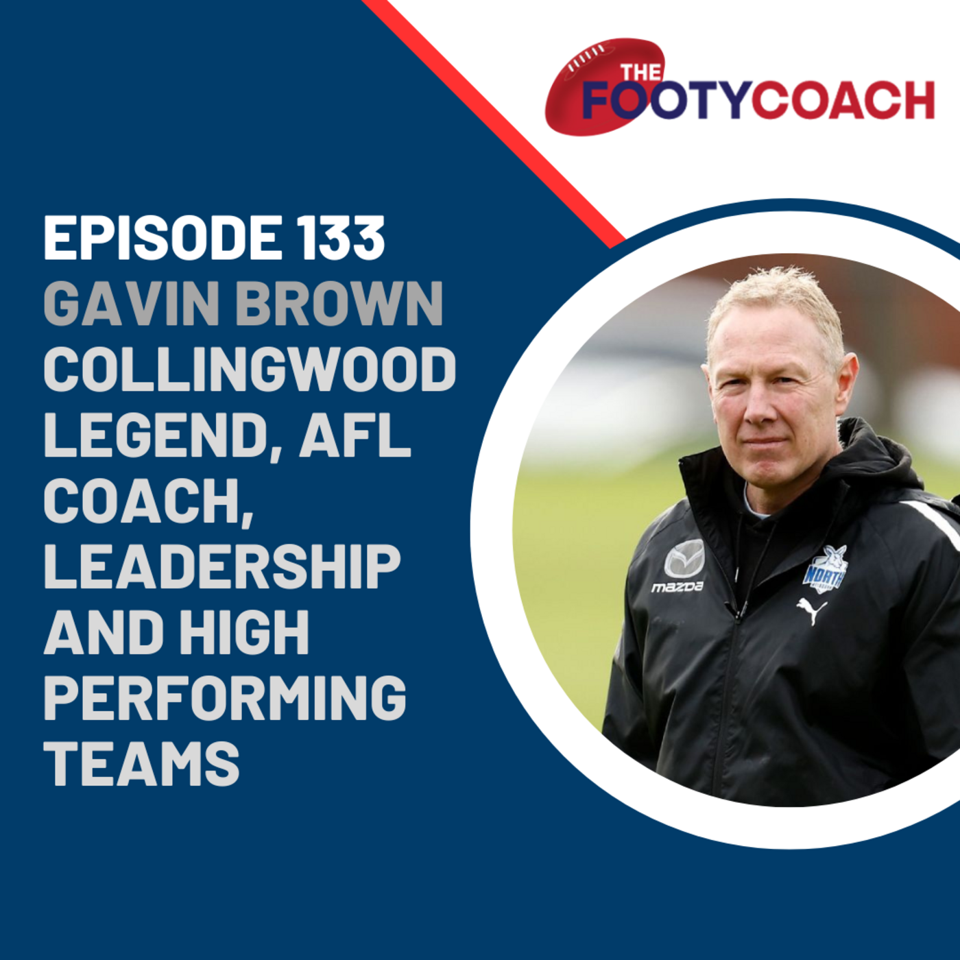 Episode 133: #133 Gavin Brown: Collingwood Legend, AFL Coach, Leadership and High Performing teams episode artwork
