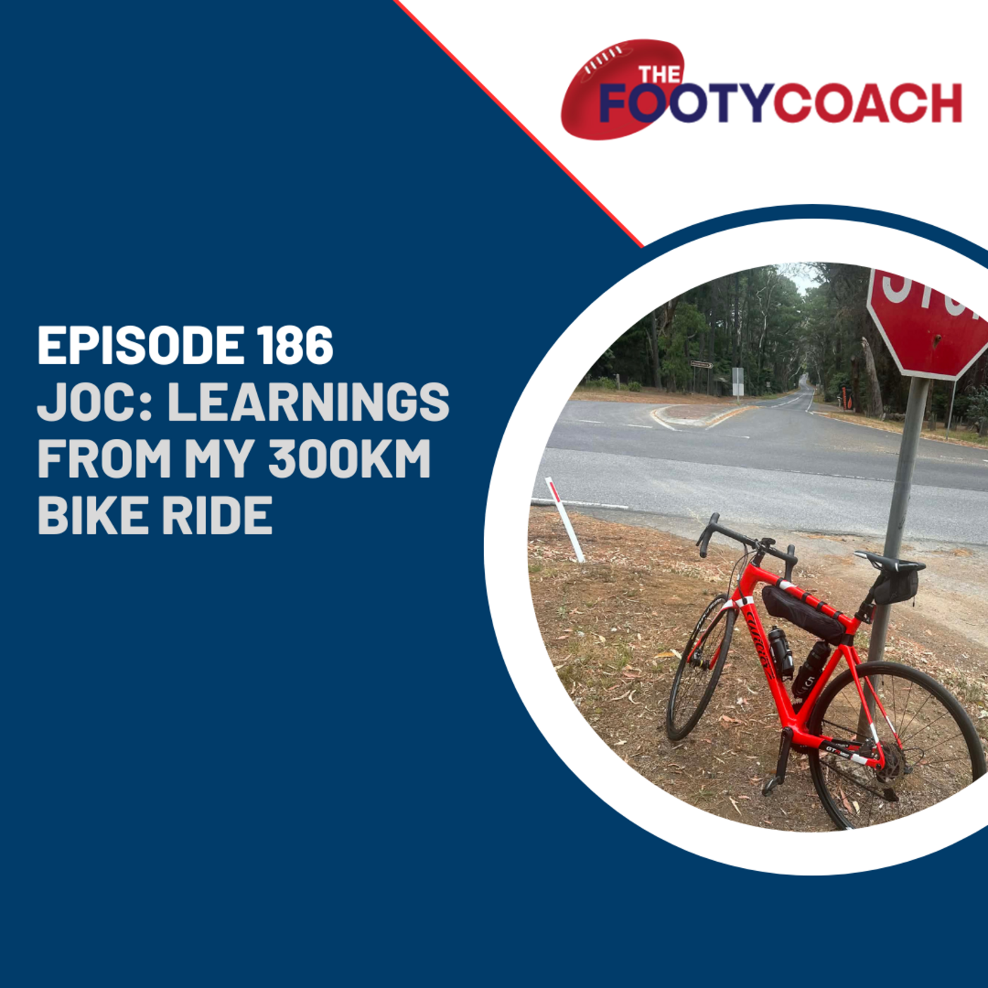 Episode 186: #186 Learnings from a 300km bike ride episode artwork