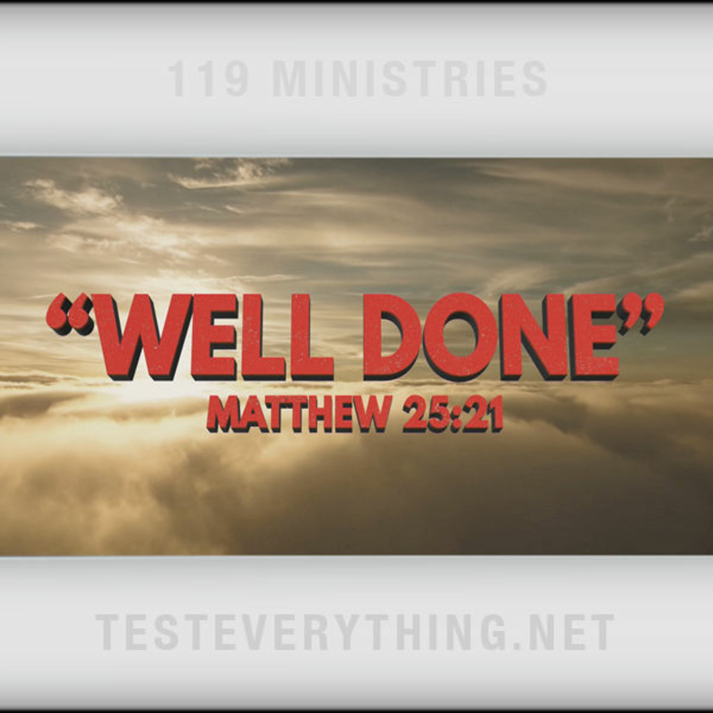 Messages:  Well Done...