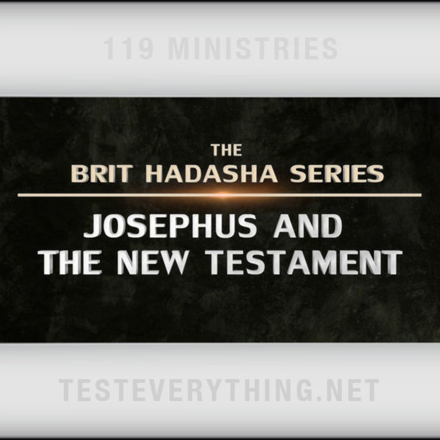 Brit Hadasha: Josephus and the New Testament