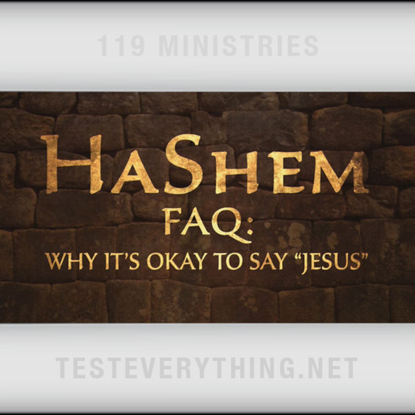 HaShem FAQ: Why It's Okay to Say 
