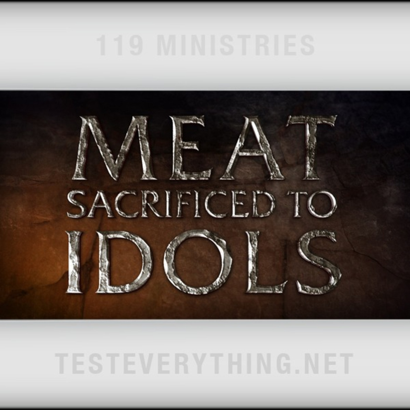 TE: Meat Sacrificed to Idols