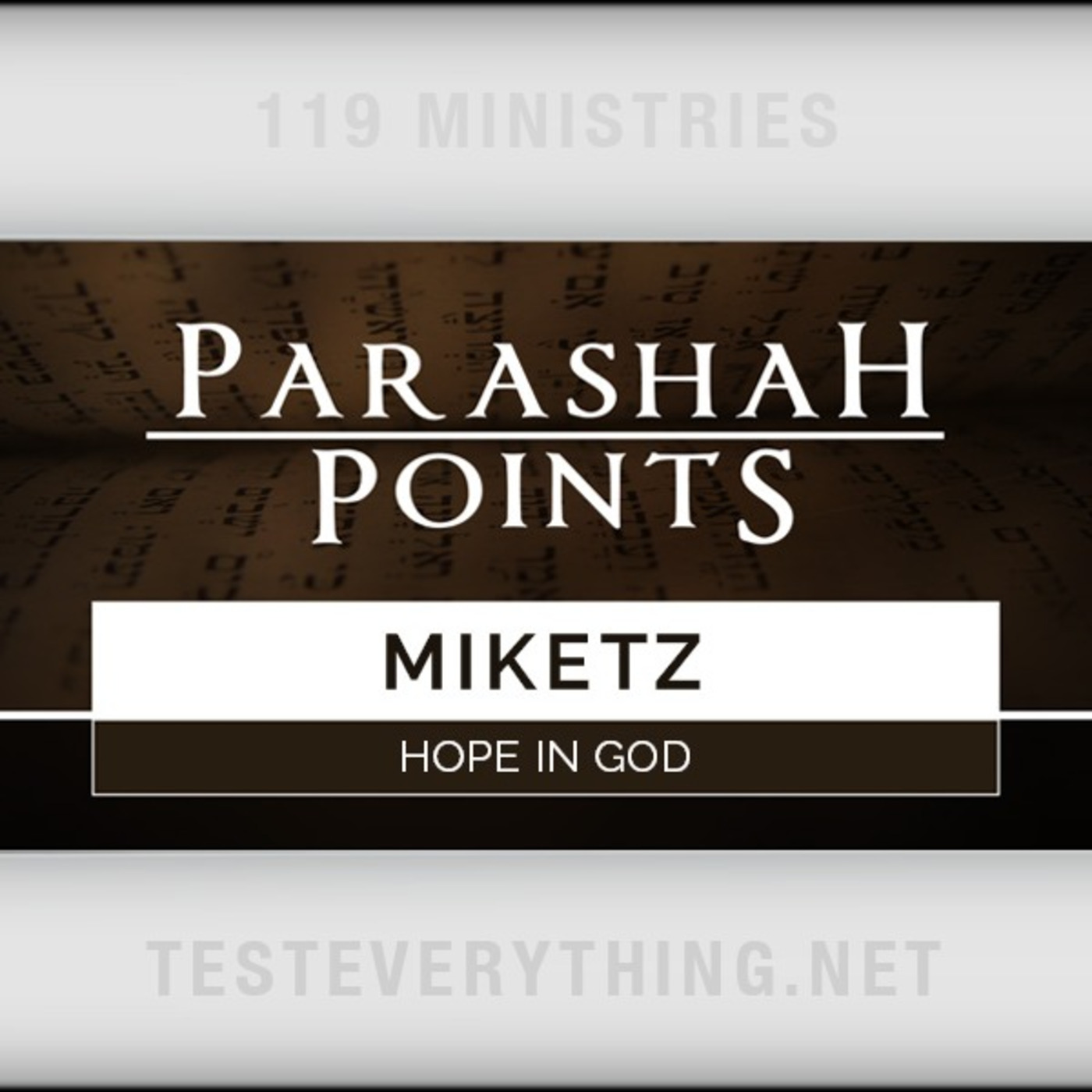 Parashah Points: Miketz - Hope in God