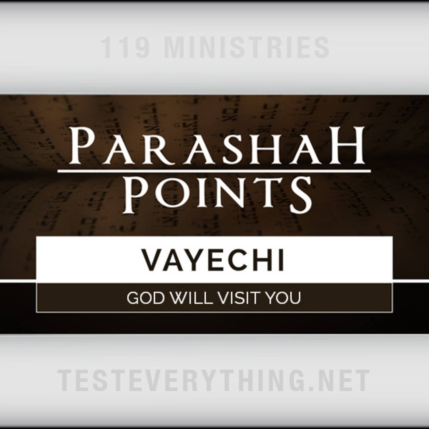 Parashah Points: Vayechi  - God Will Visit You