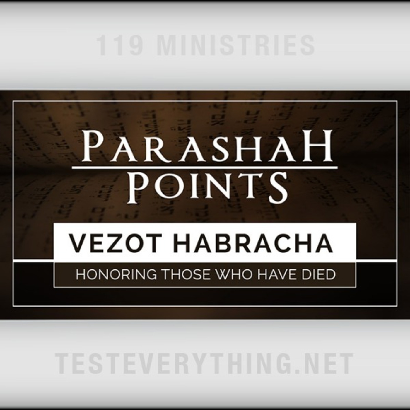 Parashah Points: Vezot Habracha - Honoring Those Who Have Died