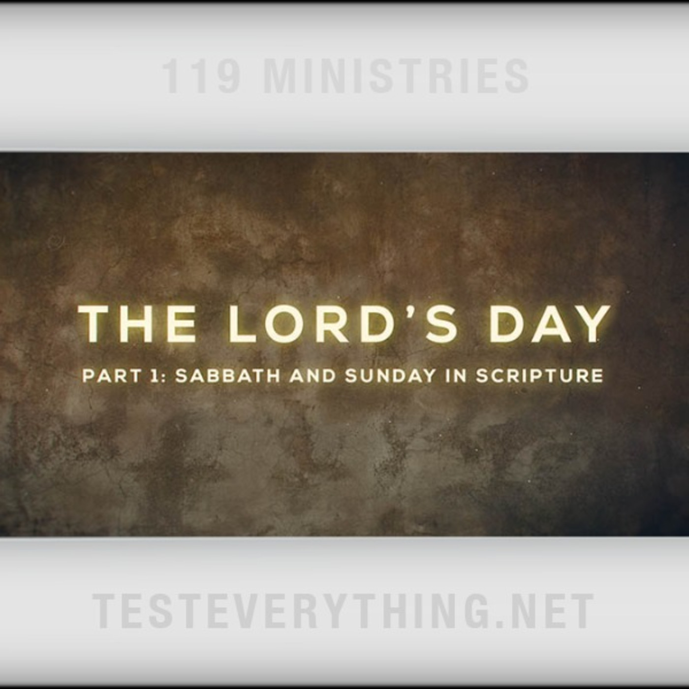 Episode 510: TE: The Lord's Day Part 1 - Sabbath and Sunday in Scripture