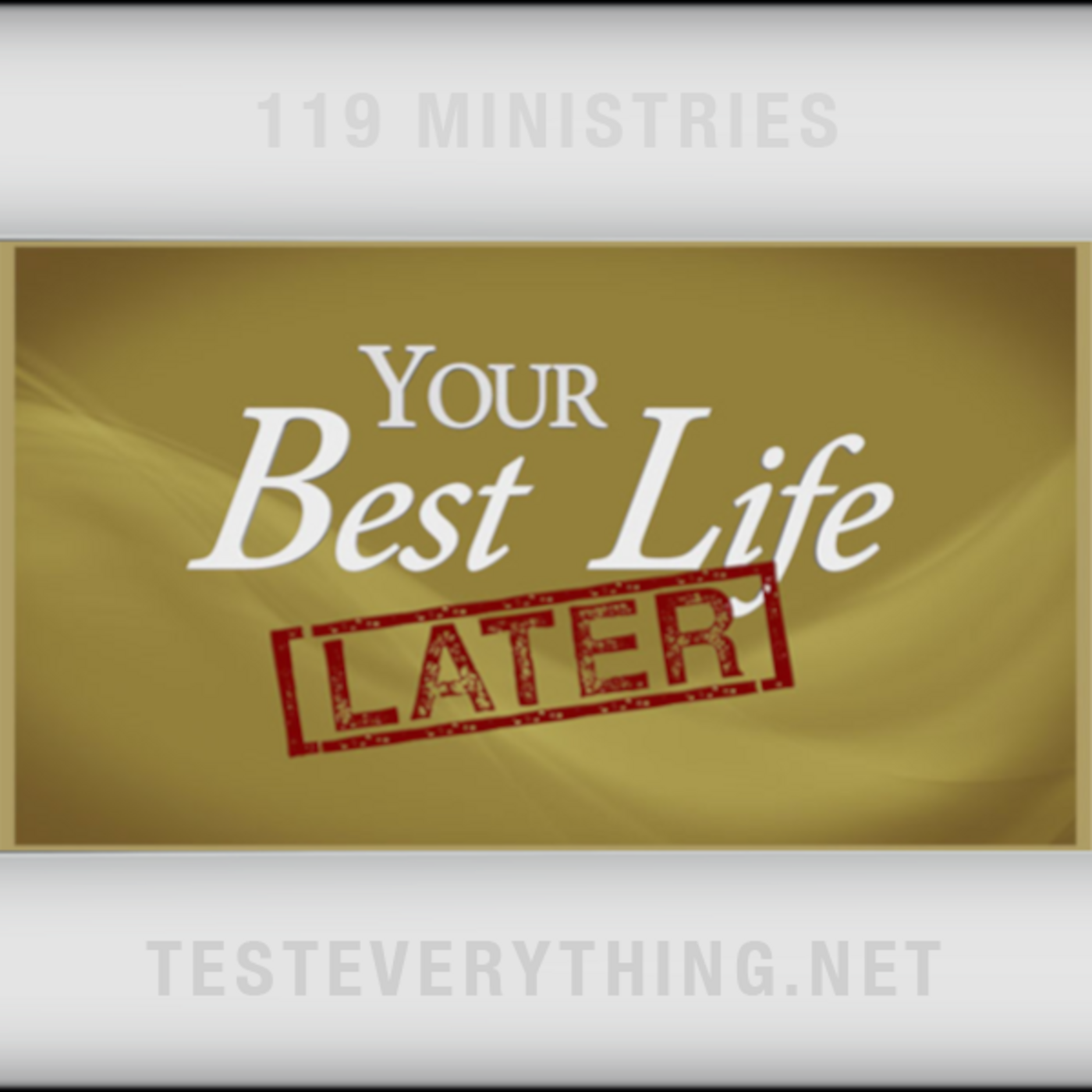 Episode 522: MSG: Your Best Life Later