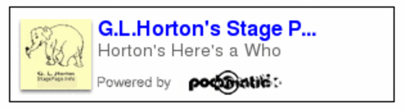 G.L.Horton\'s Stage Page
