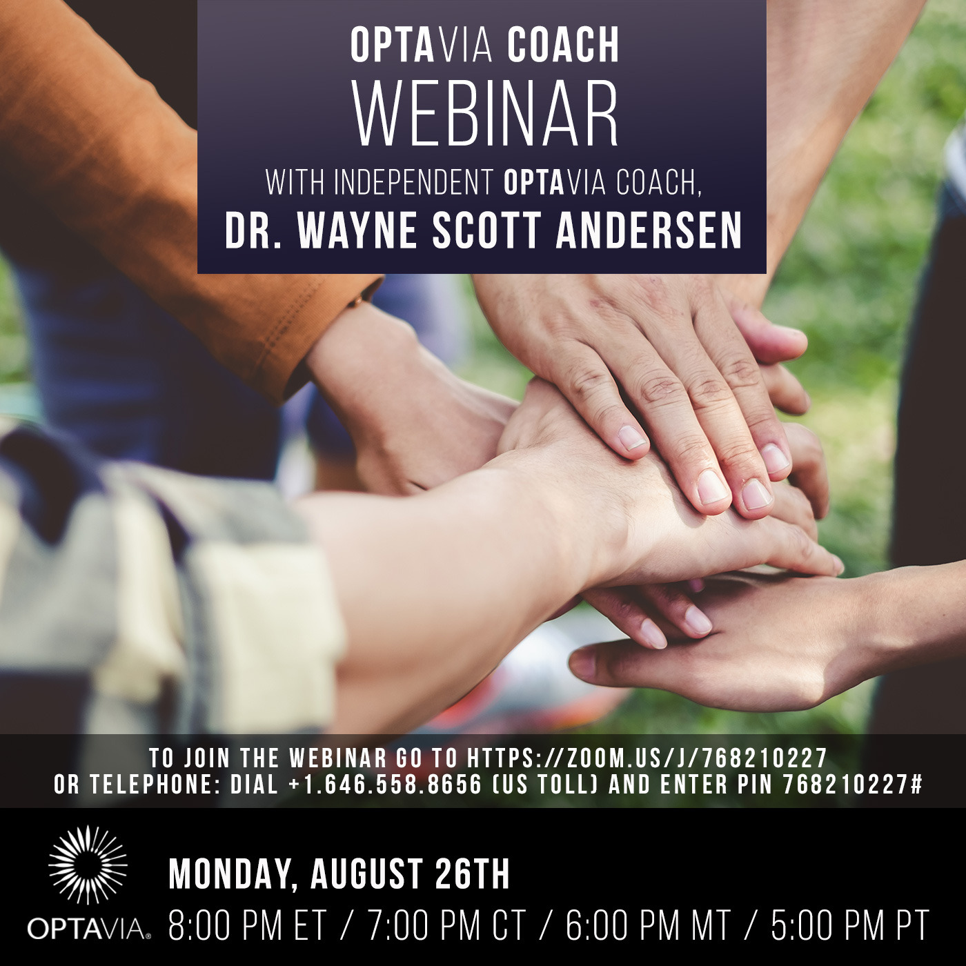 OPTAVIA Coach Webinar 8.26.19