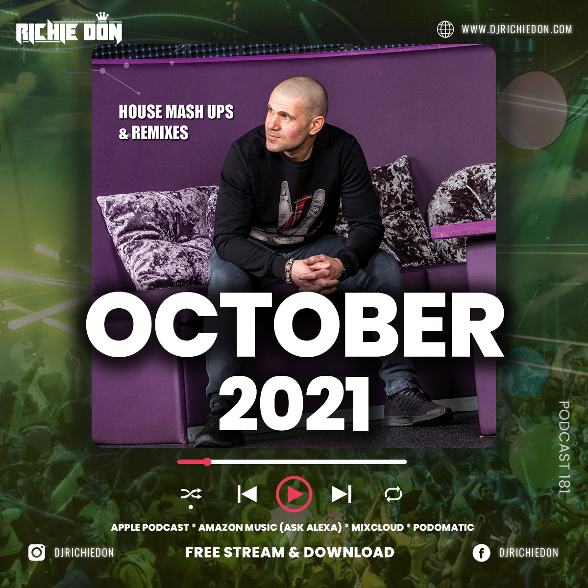 Kelli Bruk - Episode 181: Richie Don - October Mix 2021 (Podcast #181) SOCIALS  @djrichiedon â€“ DJ Richie Don Podcast â€“ Podcast â€“ Podtail