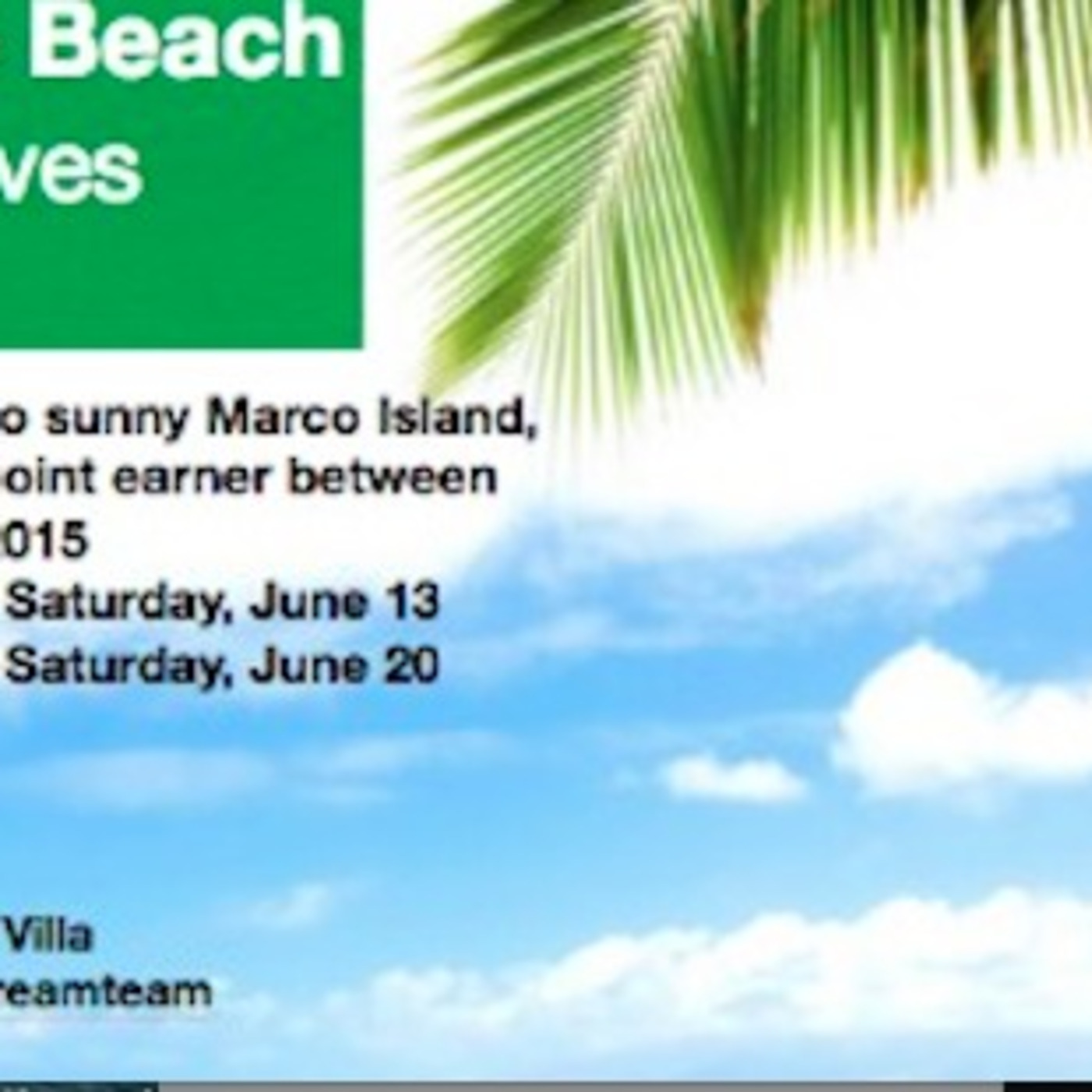 Breakthrough to the Beach Winners Announced. Breakthrough to the Beach Winners Announced.