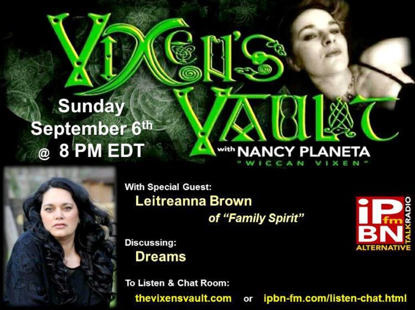 9_6_15 Vixens Vault with Nancy Planeta