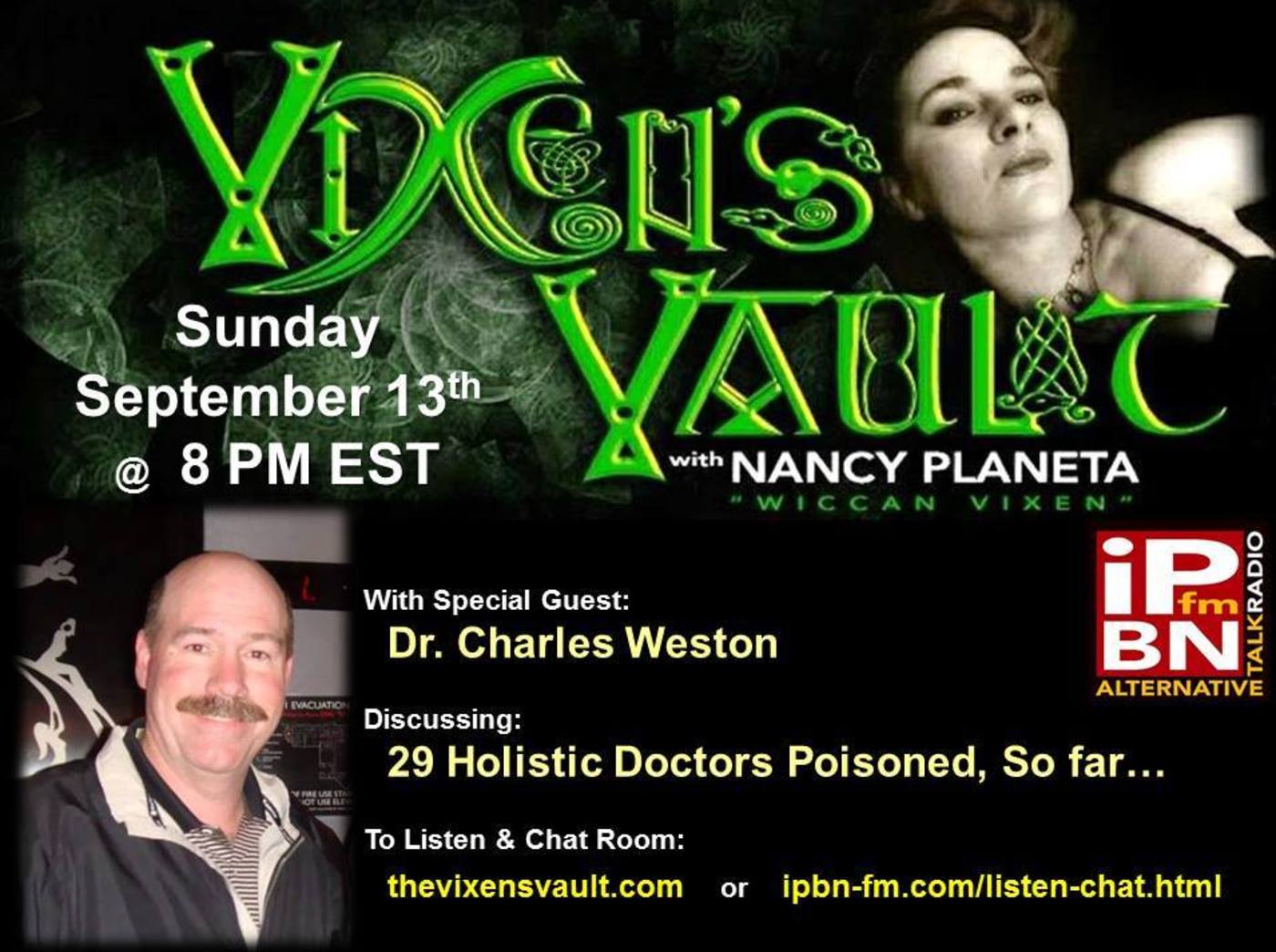 9_13_15 Vixens Vault with Nancy Planeta