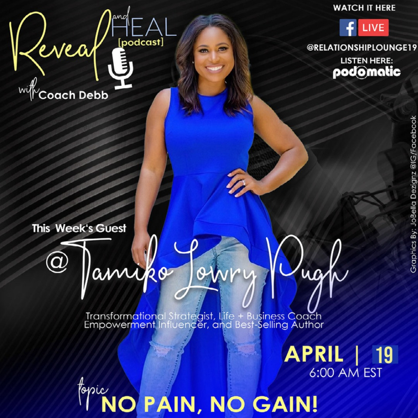 Episode 9: Relationship Lounge Presents: Reveal and Heal: No pain, no gain