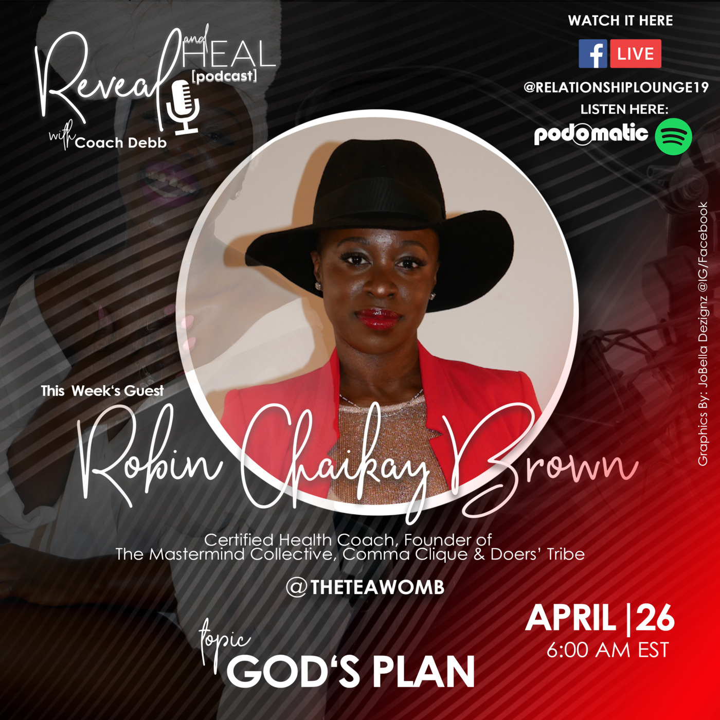 Episode 10: Reveal and Heal Podcast: God's Plan with Guest Robin Brown