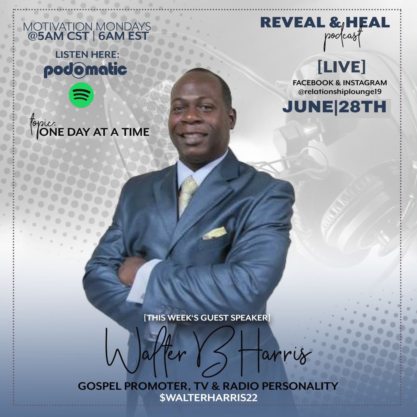 Episode 18: Relationship Lounge Presents Reveal and Heal: One Day At A Time