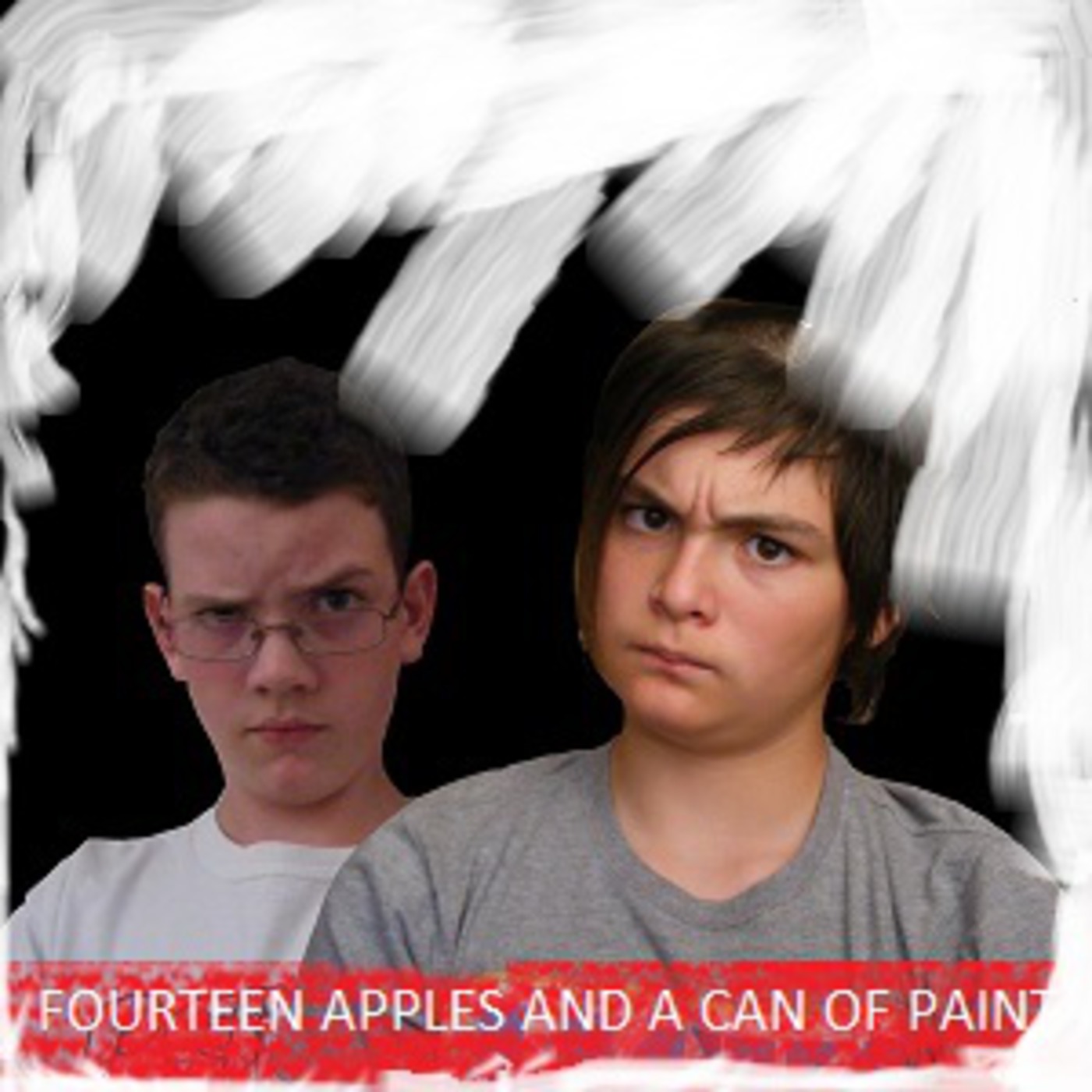 Fourteen Apples and a Can of Paint